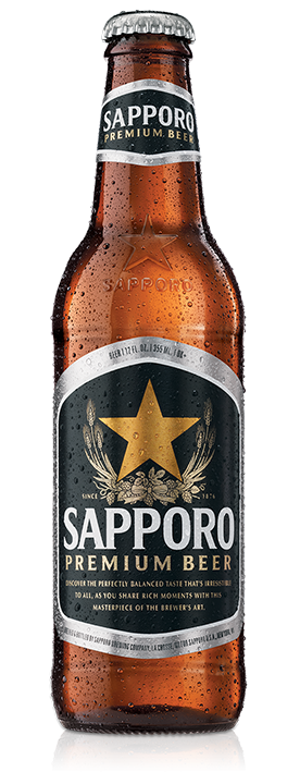 Sapporo Premium Beer bottle